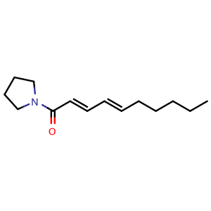 Chemical structure of Sarmentine , CAS 78910-33-5, AChemBlock X212482