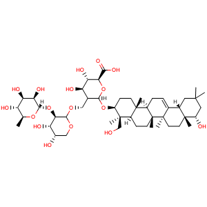 Chemical structure of Soyasaponin II , CAS 55319-36-3, AChemBlock X212496