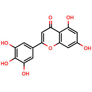 Chemical structure of Tricetin , CAS 520-31-0, AChemBlock X212509