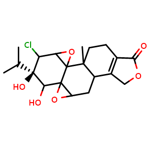 Chemical structure of Tripchlorolide , CAS 132368-08-2, AChemBlock X212514