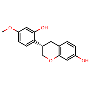 Chemical structure of Vestitol , CAS 35878-41-2, AChemBlock X212519