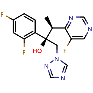 Chemical structure of Voriconazole , CAS 137234-62-9, AChemBlock X212524