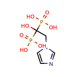 Chemical structure of Zoledronic Acid , CAS 118072-93-8, AChemBlock X212535