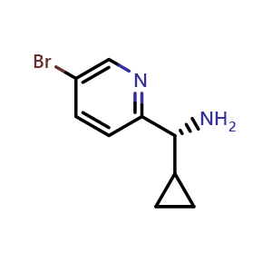 (1r)(5-bromo(2-pyridyl))cyclopropylmethylamine