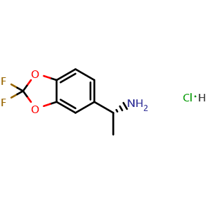 (1r)-1-(2,2-difluorobenzo[3,4-d]1,3-dioxolan-5-yl)ethylamine hydrochloride