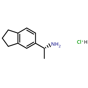 (1r)-1-(2,3-dihydro-1h-inden-5-yl)ethanamine hydrochloride