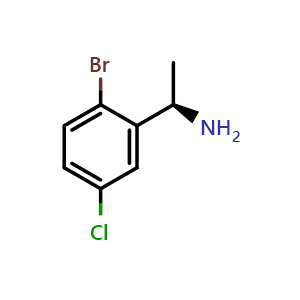 (1r)-1-(2-bromo-5-chlorophenyl)ethylamine