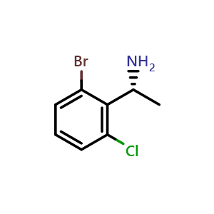 (1r)-1-(2-bromo-6-chlorophenyl)ethylamine