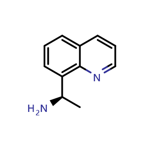 Chemical structure of (1r)-1-(8-quinolyl)ethylamine , CAS 1213905-84-0, AChemBlock X212584