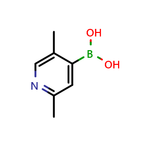 Chemical structure of (2,5-dimethyl-4-pyridyl)boronic acid , CAS 1788062-09-8, AChemBlock X212666