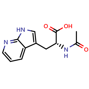 (2R)-2-acetamido-3-{1H-pyrrolo[2,3-b]pyridin-3-yl}propanoic acid