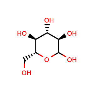 Chemical structure of (3R,4S,5S,6R)-6-(hydroxymethyl)oxane-2,3,4,5-tetrol , CAS 54-17-1, AChemBlock X212805