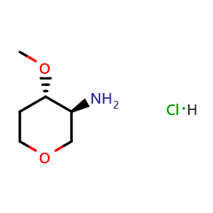 (3S,4S)-4-methoxytetrahydropyran-3-amine hydrochloride
