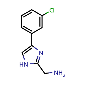 (4-(3-chlorophenyl)-1h-imidazol-2-yl)methanamine