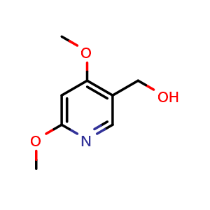 Chemical structure of (4,6-dimethoxypyridin-3-yl)methanol , CAS 181819-65-8, AChemBlock X212837