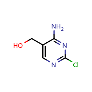 Chemical structure of (4-amino-2-chloropyrimidin-5-yl)methanol , CAS 857427-28-2, AChemBlock X212839