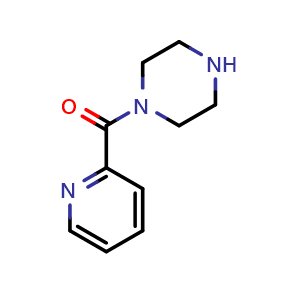 Chemical structure of piperazin-1-yl(pyridin-2-yl)methanone , CAS 39639-98-0, AChemBlock X212923
