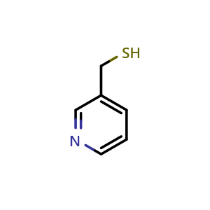 Chemical structure of (pyridin-3-yl)methanethiol , CAS 17617-05-9, AChemBlock X212925