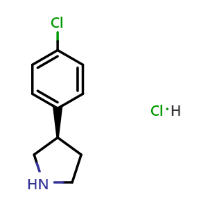 (r)-3-(4-chlorophenyl)pyrrolidine hydrochloride