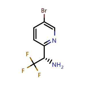 (s)-1-(5-bromopyridin-2-yl)-2,2,2-trifluoroethan-1-amine