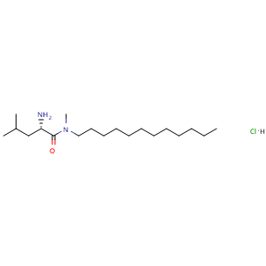 (S)-2-amino-N-dodecyl-N,4-dimethylpentanamide hydrochloride
