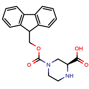 (s)-4-(((9h-fluoren-9-yl)methoxy)carbonyl)piperazine-2-carboxylic acid