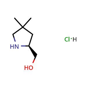 (s)-4,4-dimethyl-2-hydroxymethyl-pyrrolidine hydrochloride