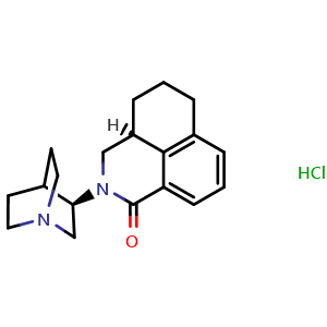 Chemical structure of (S,R)-Palonosetron Hydrochloride , CAS 135729-76-9, AChemBlock X213056