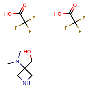 [3-(dimethylamino)azetidin-3-yl]methanol;bis(2,2,2-trifluoroacetic acid)