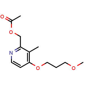 [4-(3-methoxypropoxy)-3-methylpyridin-2-yl]methyl acetate