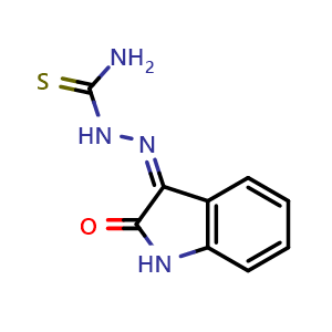 Chemical structure of Isatin-β-thiosemicarbazone , CAS 27830-79-1, AChemBlock X213130