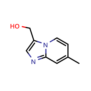 Chemical structure of {7-methylimidazo[1,2-a]pyridin-3-yl}methanol , CAS 29096-61-5, AChemBlock X213143