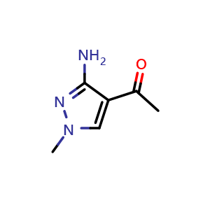 1-(3-amino-1-methyl-pyrazol-4-yl)ethanone