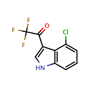 1-(4-Chloro-1H-indol-3-yl)-2,2,2-trifluoro-ethanone