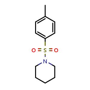 Chemical structure of 1-(4-methylbenzenesulfonyl)piperidine , CAS 4703-22-4, AChemBlock X213265