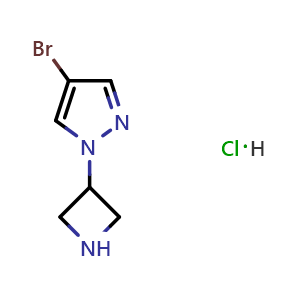 1-(azetidin-3-yl)-4-bromo-1h-pyrazole hydrochloride