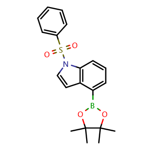 1-(benzenesulfonyl)-4-(4,4,5,5-tetramethyl-1,3,2-dioxaborolan-2-yl)-1H-indole