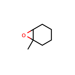 Chemical structure of 1,2-Epoxy-1-methylcyclohexane , CAS 1713-33-3, AChemBlock X213355