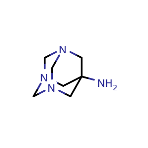 Chemical structure of 1,3,5-Triazaadamantan-7-amine , CAS 14707-75-6, AChemBlock X213356