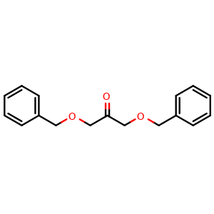 Chemical structure of 1,3-dibenzyloxypropan-2-one , CAS 77356-14-0, AChemBlock X213363