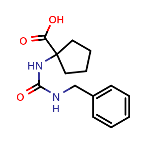 1-[(benzylcarbamoyl)amino]cyclopentane-1-carboxylic acid