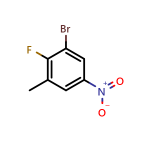 1-bromo-2-fluoro-3-methyl-5-nitrobenzene