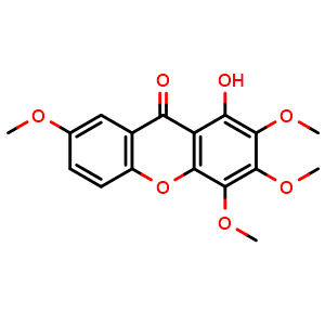 1-Hydroxy-2,3,4,7-tetramethoxyxanthone