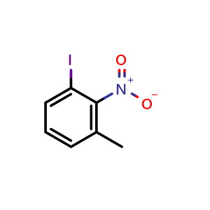 Chemical structure of 1-iodo-3-methyl-2-nitrobenzene , CAS 52414-99-0, AChemBlock X213534