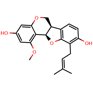 Chemical structure of 1-Methoxyphaseollidin , CAS 65428-13-9, AChemBlock X213542