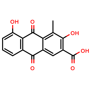 1-Methyl-2,8-dihydroxy-3-carboxy-9,10-anthraquinone
