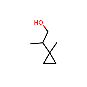Chemical structure of 2-(1-Methyl-cyclopropyl)-propan-1-ol , CAS 2248393-87-3, AChemBlock X213627