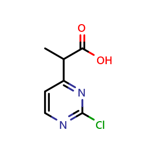 2-(2-chloropyrimidin-4-yl)propanoic acid