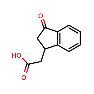 2-(3-oxo-2,3-dihydro-1H-inden-1-yl)acetic acid