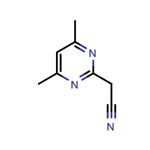 2-(4,6-dimethylpyrimidin-2-yl)acetonitrile